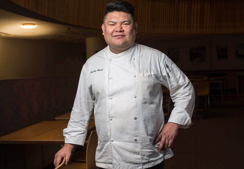 Chef Freddie Bitsoie will be cooking at the Indigenous Food Lab through October.